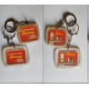 porte-clés Damoy conserves aliments, lot 2 différents (pc)