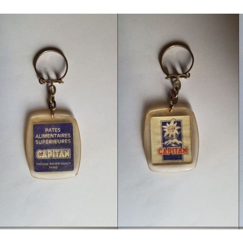 porte-clés pâtes alimentaires Capitan, Thonon Rouen Nancy (pc)