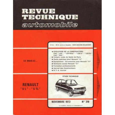 RTA Renault 5L, TL, Export