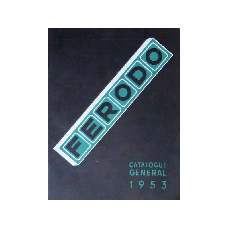 Ferodo, catalogue général 1953