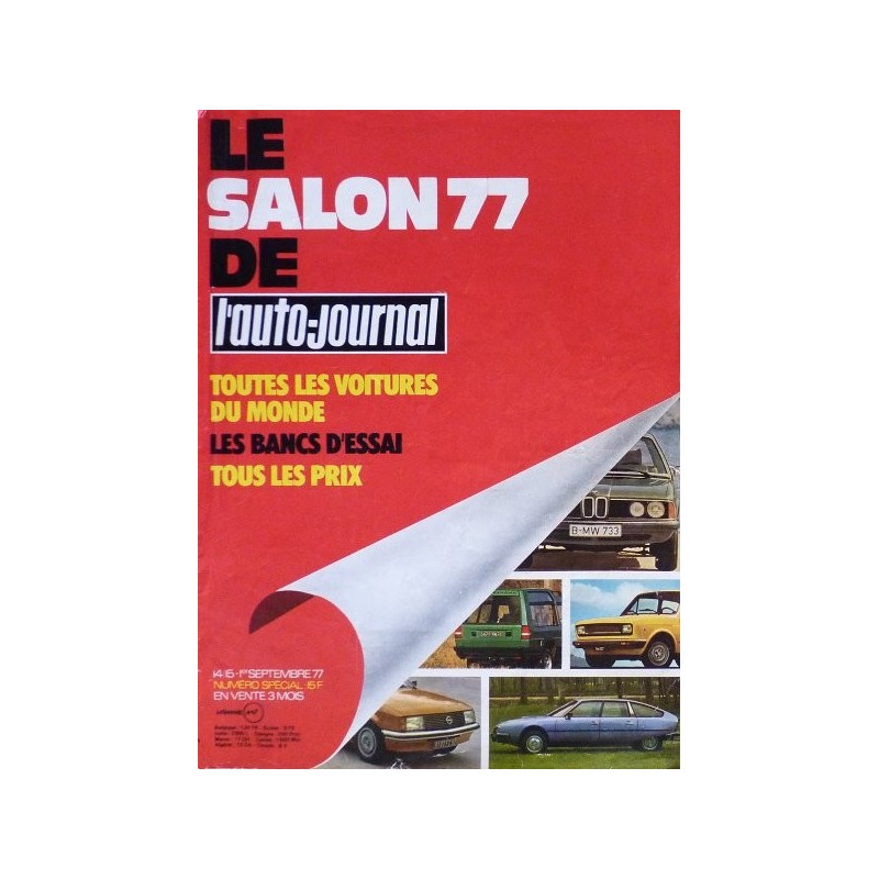 L'Auto Journal, salon 1977