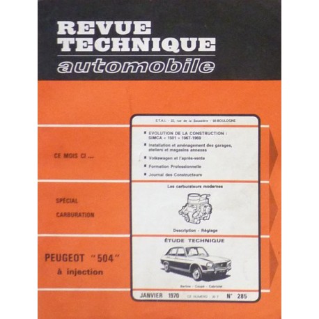 RTA Peugeot 504 à injection