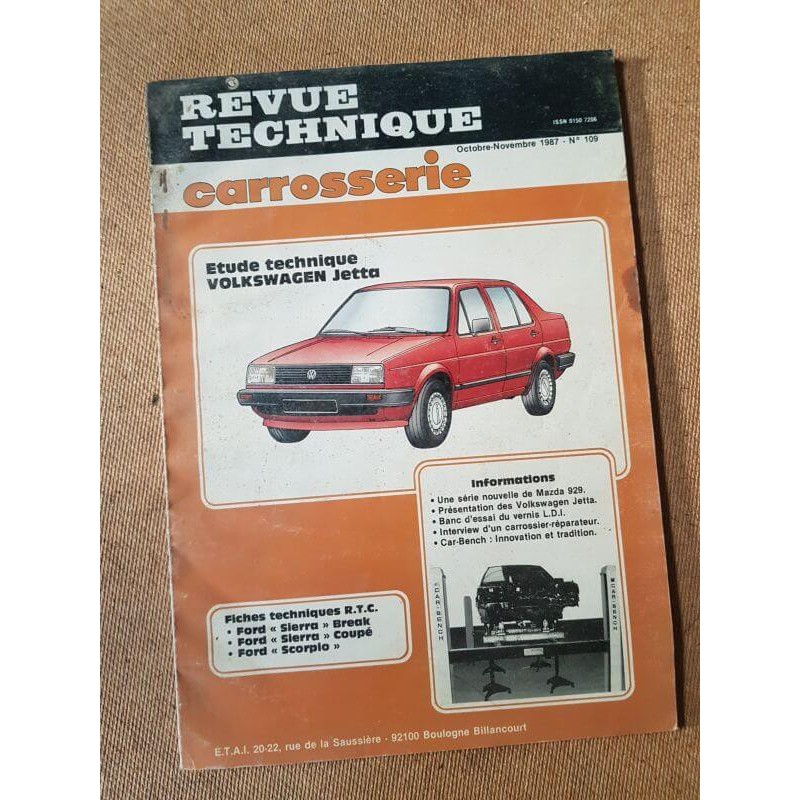 Technique carrosserie Volkswagen Jetta mk2