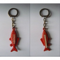 porte-clés poisson rouge Findus surgelés (pc)