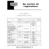 Fiche graissage Mobil Massey Ferguson 20, 25, 30