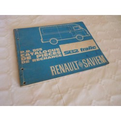 Renault Saviem SB2 Trafic et Alfa Romeo F20, catalogue de pièces original