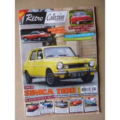 Rétro Collection n°96, Simca 1100, Vespa 400
