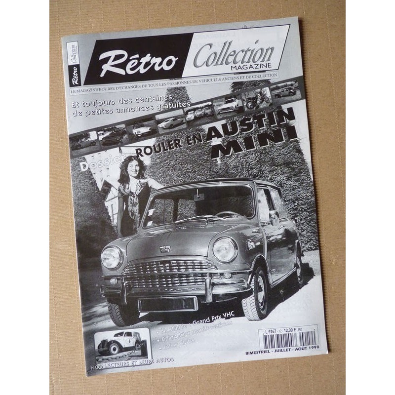 Rétro Collection n°12, les Austin Mini, Renault Juvaquatre 5cv boulangère