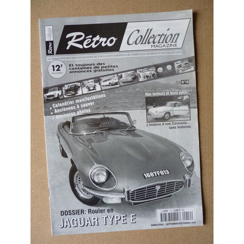 Rétro Collection n°19, les Jaguar Type E, Renault Caravelle de Christian Faure