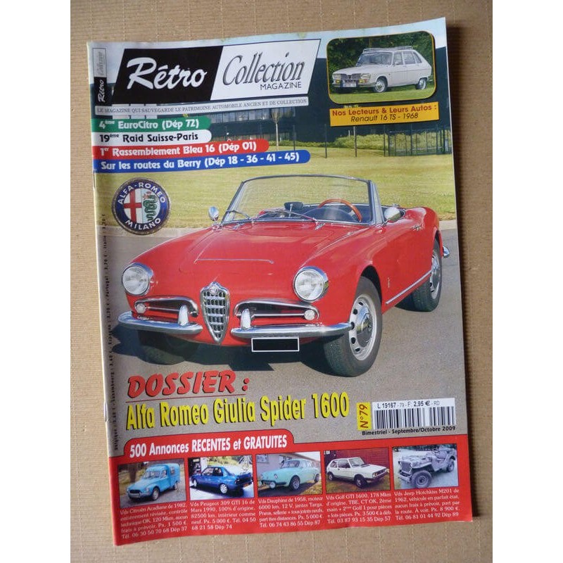 Rétro Collection n°79, Alfa Romeo Giulia Spider 1600