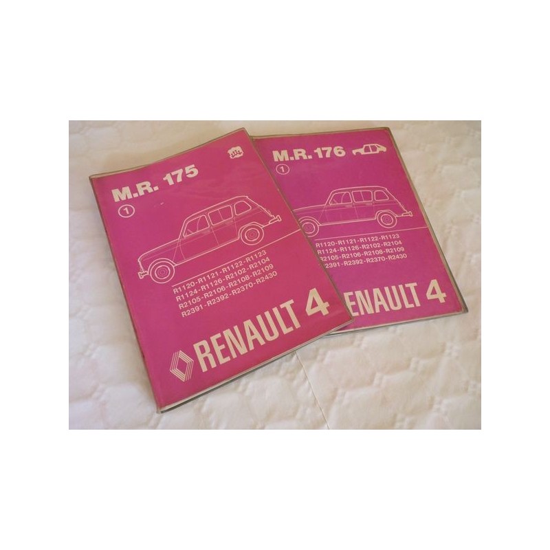 Renault 4, manuels de réparation original Renault 4, manuels de réparation original