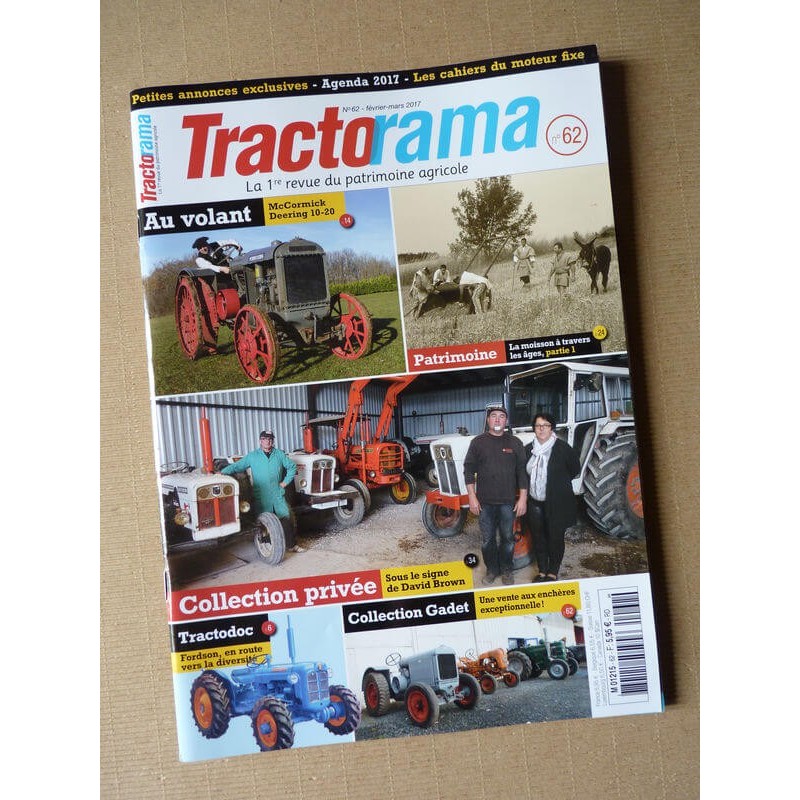 Tractorama n°62, McCormick Deering 10-20, la moisson, moteurs Japy