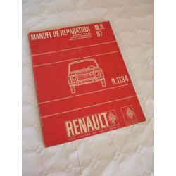 Renault 8 Gordini R1134, manuel de réparation original