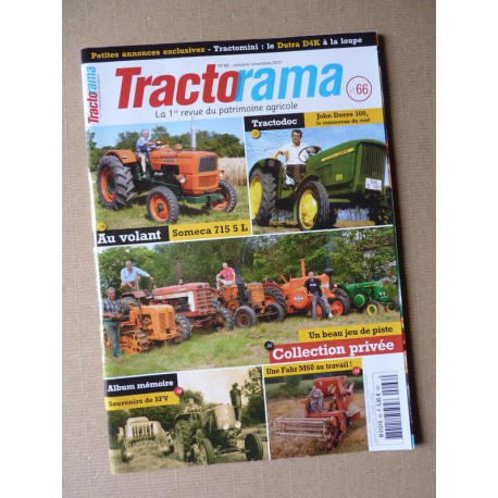 Tractorama n°66, Someca 715 5L, le maïs, Renault D22 spécial, Fahr M60