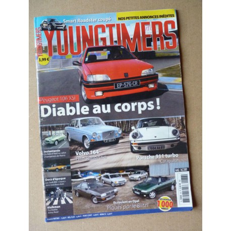 Youngtimers n°86, Peugeot 106 Xsi, Smat Roadster coupé, Porsche 911 turbo, Volvo 164
