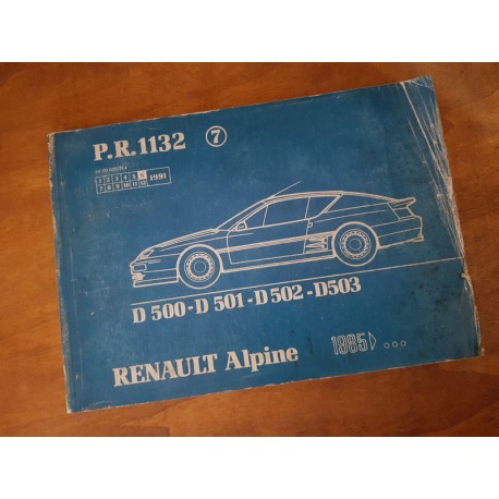 Alpine GTA et A610 1985-94, catalogue de pièces original