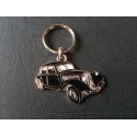 Porte-clés profil Citroen Traction 11 (noir)