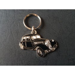 Porte-clés profil Citroen Traction 11 (noir)