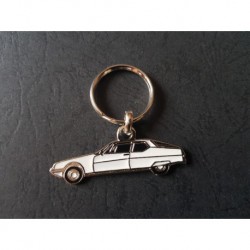 Porte-clés profil Citroen SM (blanc)