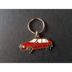 Porte-clés profil Citroen Visa, Spécial Club Super RE GT RD (rouge)