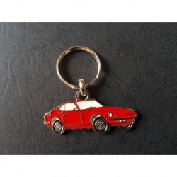 Porte-clés profil Datsun 240z, 260z, 280z, Nissan (rouge)