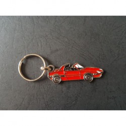 Porte-clés profil Fiat X1/9 (rouge)