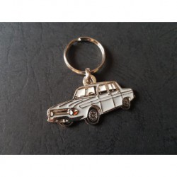 Porte-clés profil Renault 10 (gris)
