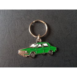 Porte-clés profil Renault 12, TL TS TR R12 (vert)