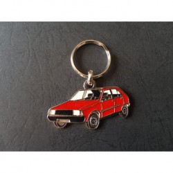 Porte-clés profil Renault 14, L GTL TL TS (rouge)