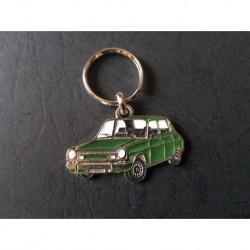 Porte-clés profil Simca 1100, 1100Ti, 1200 (vert)