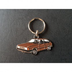 Porte-clés profil Simca Talbot 1307 1308 1309 1510, Chrysler 150 (marron)