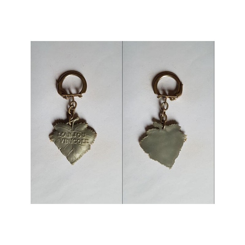 porte-clés feuille vigne L’Anjou Vinicole (pc)
