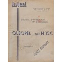 Oleomat Oleopel H15C, manuel d\'utilisation