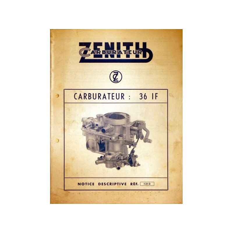 Zénith carburateurs 36 IF