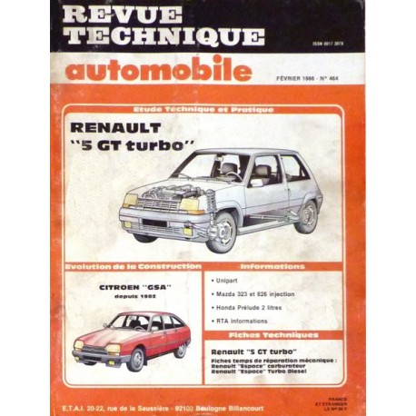 RTA Renault 5 GT Turbo et 5 Coupe