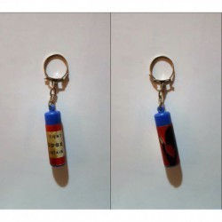 porte-clés rouge à lèvre Rouge certain (pc)