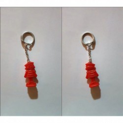 porte-clés personnage enfant rouge Bonux (pc)