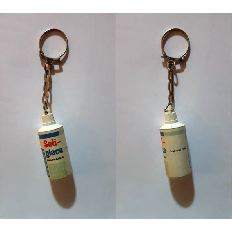 porte-clés bouteille Soli-Glace solitaire, spray vitres Soliglace (pc)