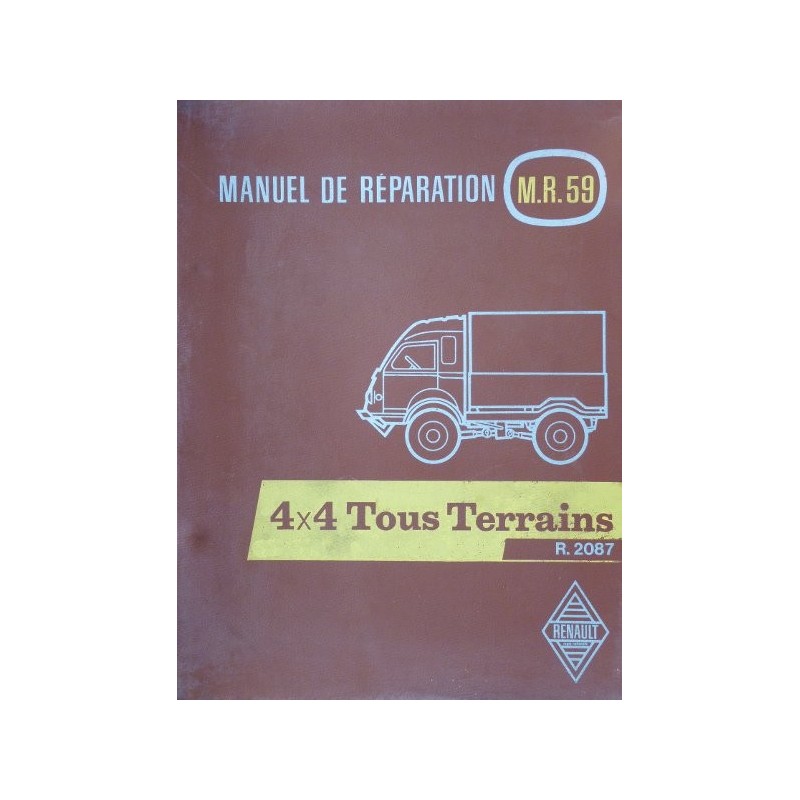 Renault 4x4 R2087, manuel de réparation