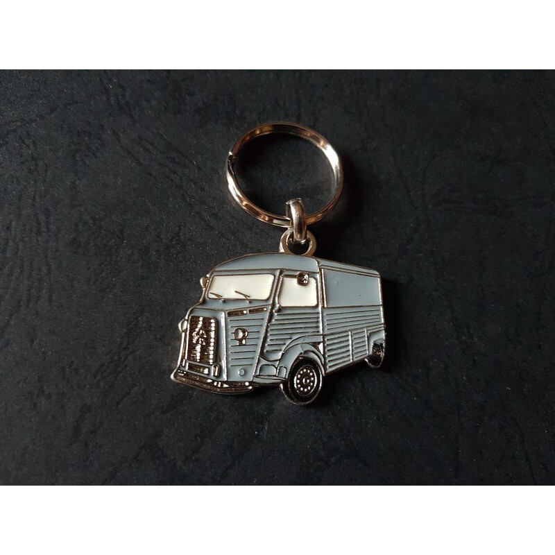 Porte-clés profil Citroen HY, HZ, H, Tub (gris)