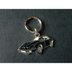 Porte-clés profil Opel GT 1900, GT/J (noir)