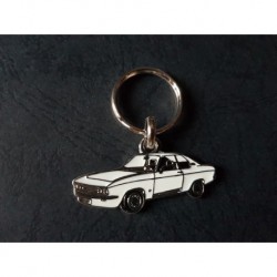 Porte-clés profil Opel Manta A (blanc)