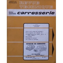 Technique carrosserie Citroën Ami 8, Dyane 6 Méhari