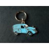 Porte-clés profil Citroen 2cv Fourgonnette, AZU (bleu)