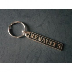 Porte-clés plaque Renault 5, L LS TL GTL TX Lauréate, R5 GTR GTX GTD, Alpine