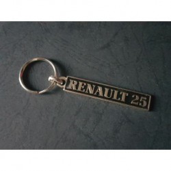 Porte-clés plaque Renault 25, R25 TS GTS TX TXE GTX Baccara V6 GTD TD