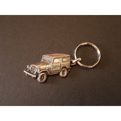 Porte-clés métal relief Toyota FJ40 BJ40 HJ40 FJ45 BJ45, J40 Land Cruiser