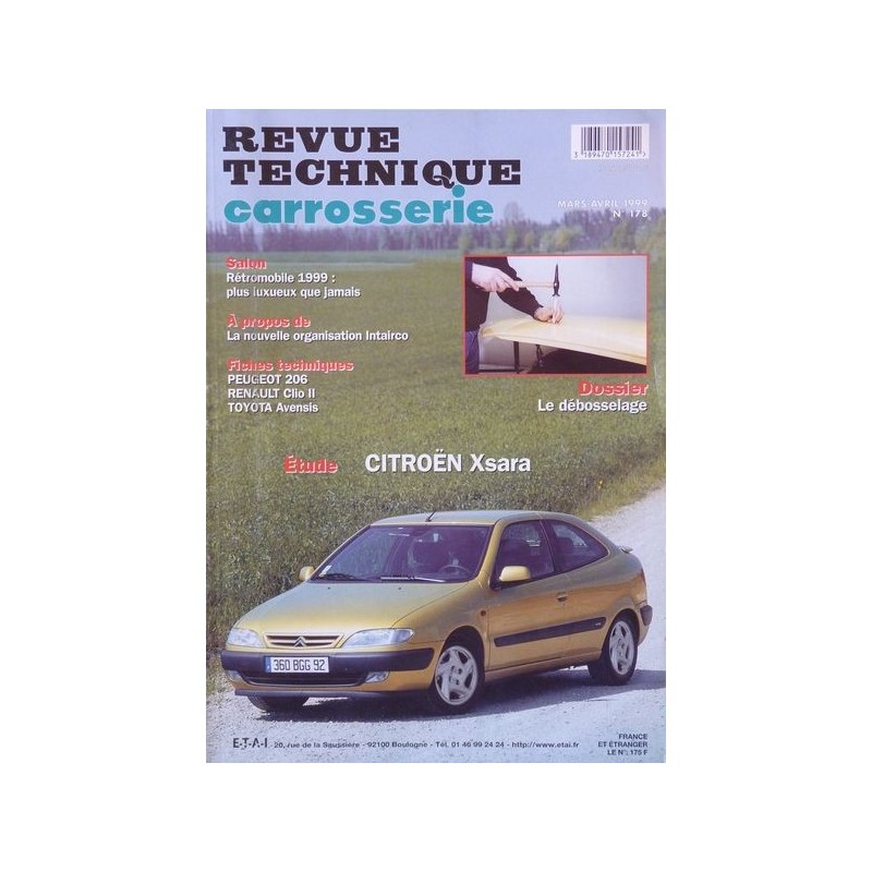 Technique carrosserie Citroën Xsara