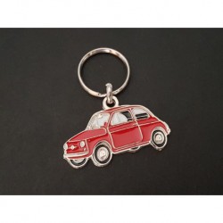 Porte-clés profil Fiat 500 (rouge)
