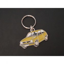 Porte-clés profil Honda Civic mk1 (jaune)